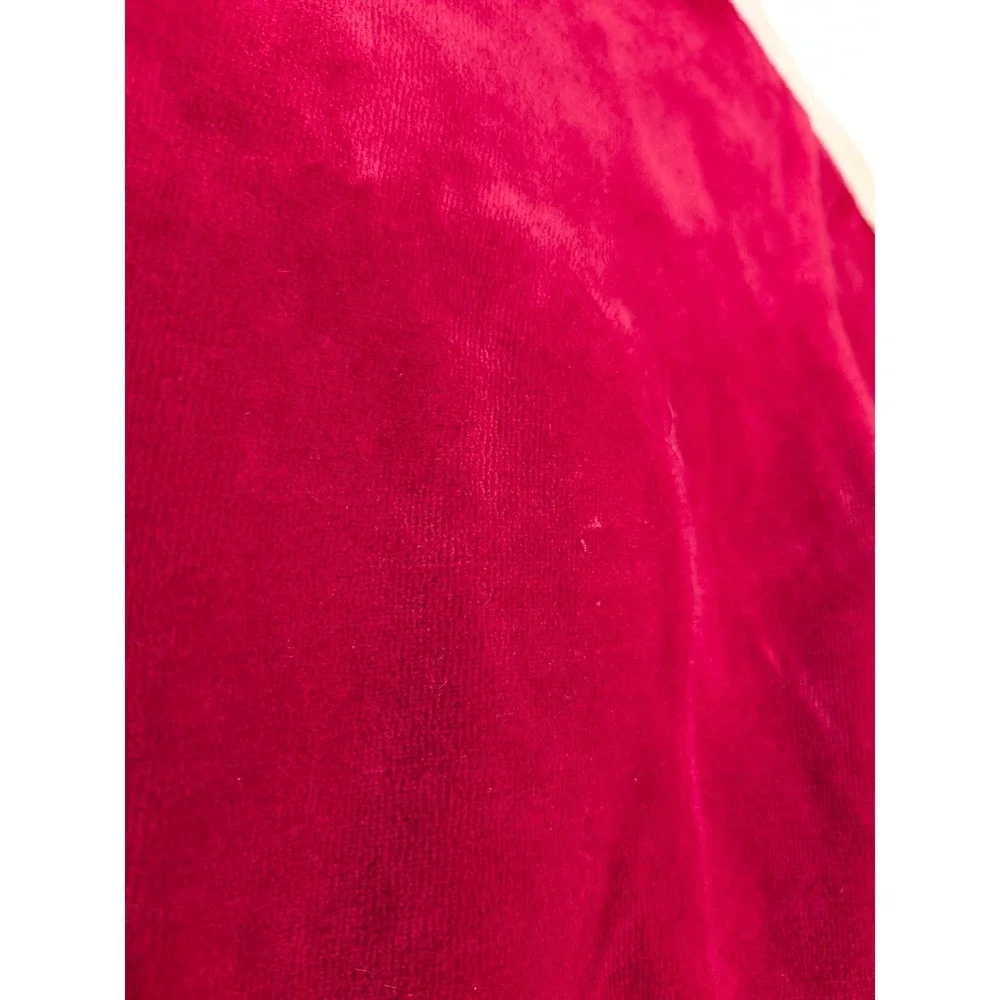 Radio Flyer Kids Red Velour Tracksuit Hooded‎ Jacket Joggers Set 12 Months